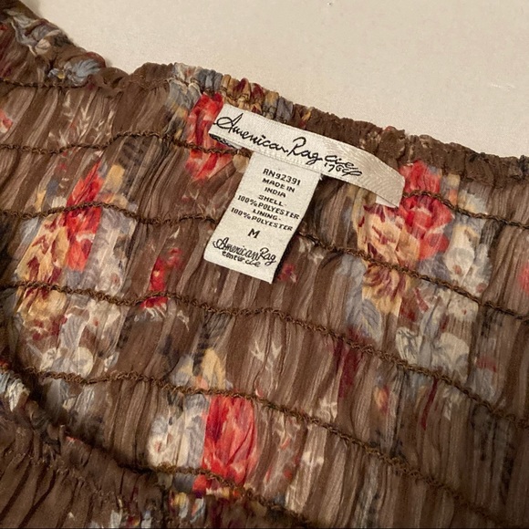 AMERICAN RAG Floral Ruffle Mini Dress - Picture 11 of 11